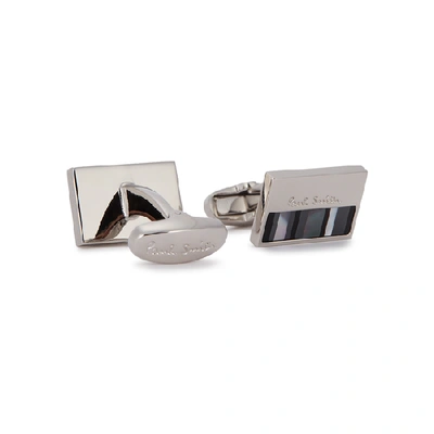 Paul Smith Silver-tone Logo Cufflinks