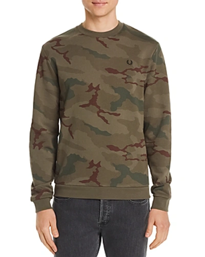 Fred Perry Camouflage-print Sweatshirt In Tundra Camo | ModeSens