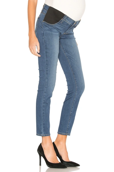 Paige Verdugo Ankle-length Maternity Jeans In Tristan