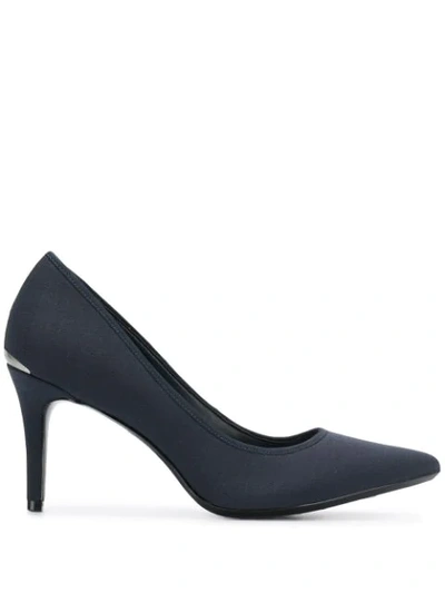 Calvin Klein Denim Pump In Blue