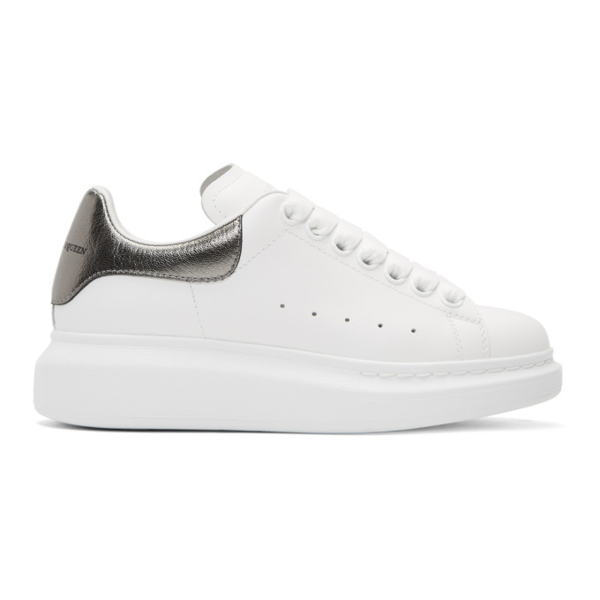 mcqueen metallic sneakers