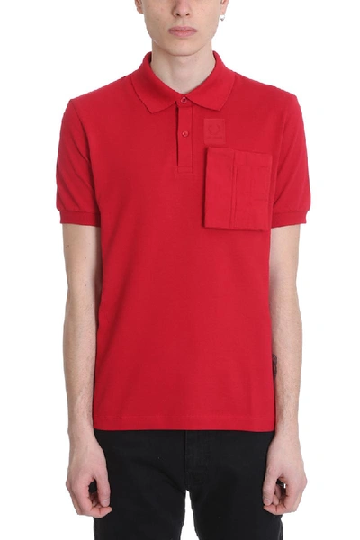 Fred Perry Red Cotton Polo