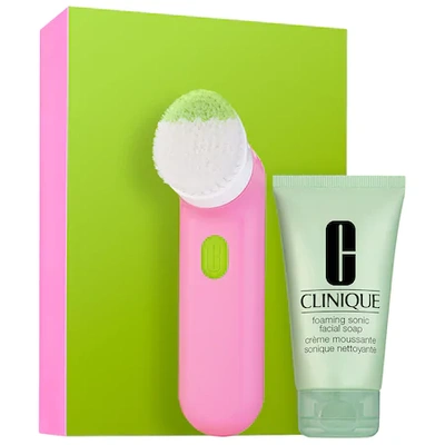 Clinique Clean Skin, Great Skin: Sonic Brush Gift Set ($99 Value) In Multi
