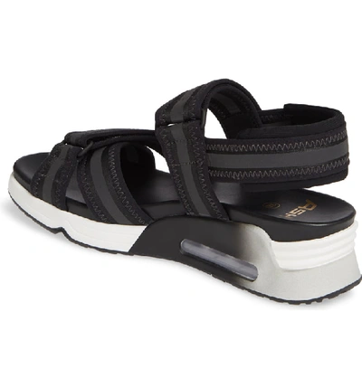 Ash Lewis Neoprene Grip-strap Sandals In Black/ Black/ Black