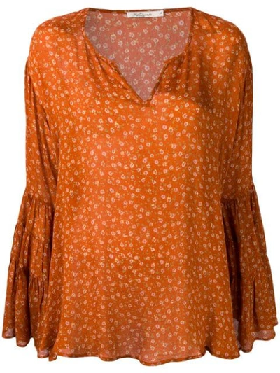 Mes Demoiselles All-over Print Blouse - Orange