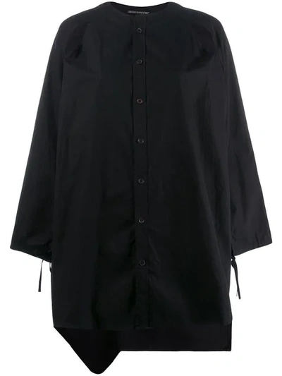 Yohji Yamamoto Cut Out Oversized Shirt - Black