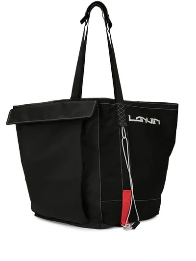 Lanvin Oversized Tote Bag In Black