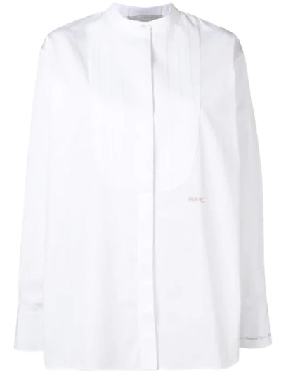 Stella Mccartney Pin Tuck Shirt In White