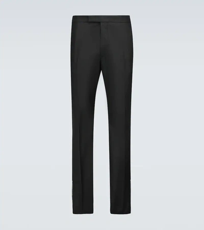 Raf Simons Slim-fit Pants With Ankle Zippers In Black