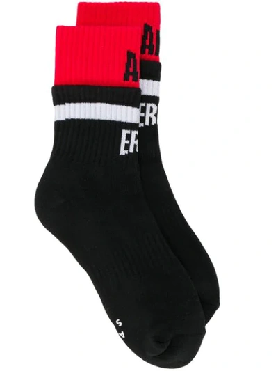 Ader Error Logo Socks - Black