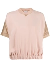 Moncler Short-sleeve Sweatshirt In 514 Pink