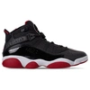 Nike Jordan Men's Air 6 Rings Basketball Shoes In Black / Red