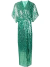 In The Mood For Love Vanessa Sequined Dress In Green