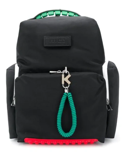 Kenzo Pockets Backpack In Black