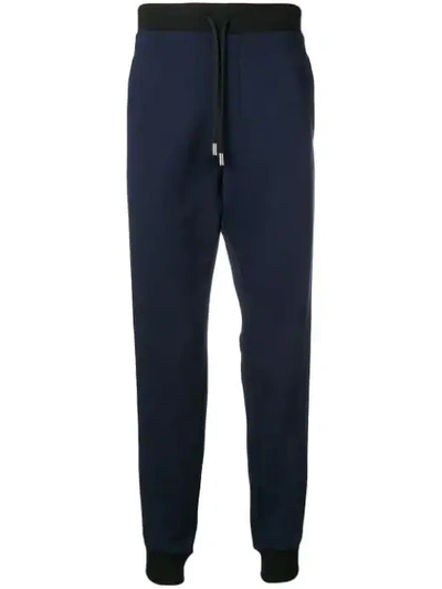 Cavalli Class Tapered Jogging Trousers In Blue