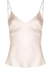 Gilda & Pearl Sophia Satin Camisole In Neutrals