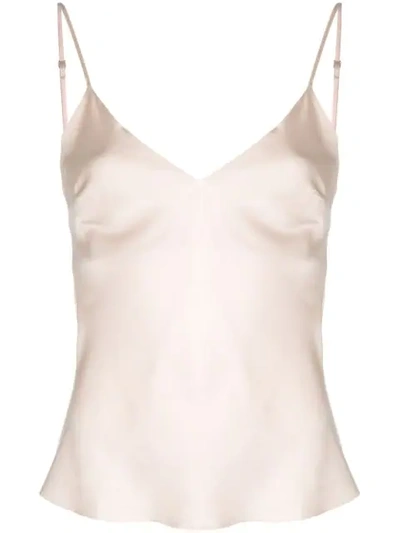 Gilda & Pearl Sophia Satin Camisole In Neutrals