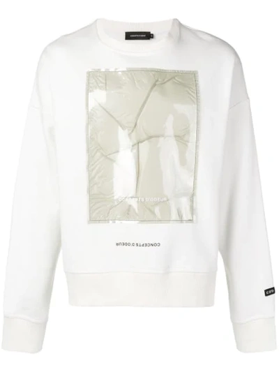 Odeur Artwork Sweatshirt In White