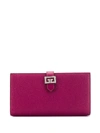 Givenchy Gv3 Continental Wallet In Rosa