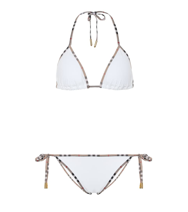 white burberry bikini