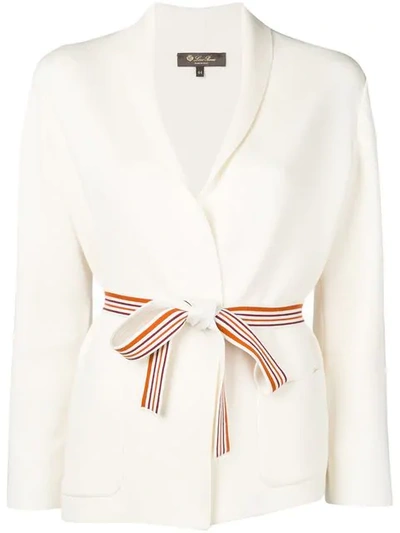 Loro Piana Belted Cardigan - Neutrals