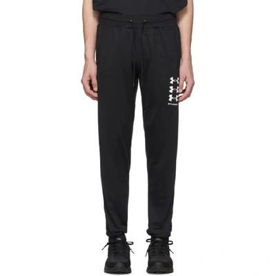 Palm Angels X Under Armour Recovery Track Pants In 1001 Blkwht