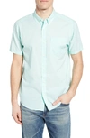 Patagonia Bluffside Regular Fit Shirt In Chambray Vjosa Green