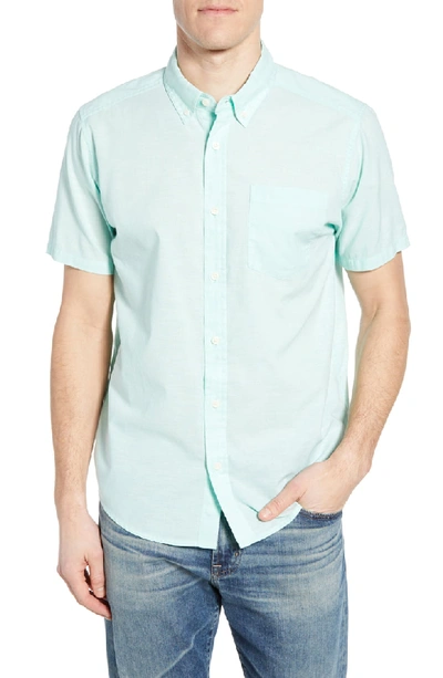 Patagonia Bluffside Regular Fit Shirt In Chambray Vjosa Green