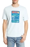 Patagonia Capilene Cool Daily Graphic T-shirt In Cosmic Peaks Atoll Blue