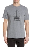 Patagonia Live Simply Wind Powered Responsibili-tee T-shirt In Gravel Heather