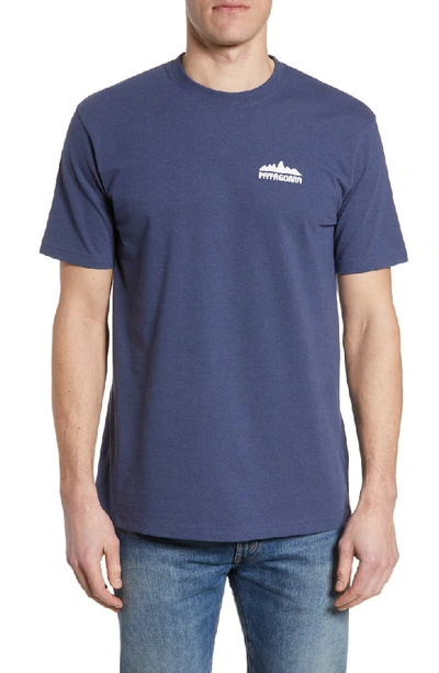 Patagonia Partyledge Responsibili-tee T-shirt In Dolomite Blue