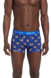 Moschino Leopard Bear Trunks In Bluette