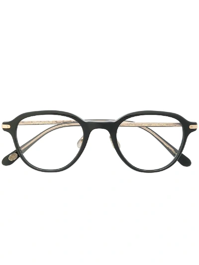 Eyevan7285 Brille Mit Rundem Gestell - Schwarz In Black