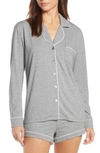 Ugg Nya Short Pajamas In Grey Heather