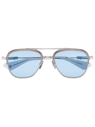 Dita Eyewear Rikton Tinted Aviator Sunglasses In Blue