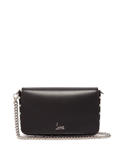 Christian Louboutin Zoompouch Black Leather And Suede Shoulder Bag