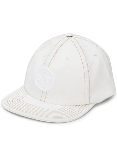 Off-white Logo Baseball Cap In White