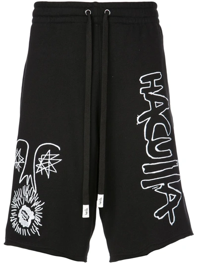 Haculla Felon Track Shorts In Black