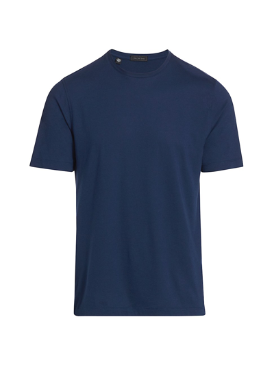 Saks Fifth Avenue Collection Solid Crewneck T-shirt In Navy