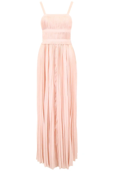 Ulla Johnson Plissé Dress In Pink