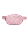 Bottega Veneta Leather Belt Bag In Rosa