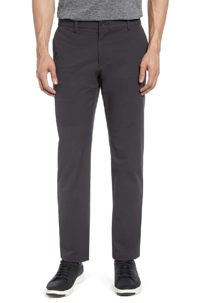Vineyard Vines On The Go Slim Fit Performance Pants In Charcoal