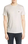 Lacoste Pima Cotton T-shirt In Alpes Grey Chine