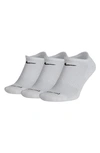 Nike Unisex Everyday Plus Cushion Training No-show Socks (3 Pairs) In White