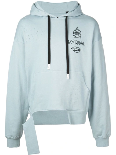 Haculla 'there's No Future For You' Hoodie In Blue