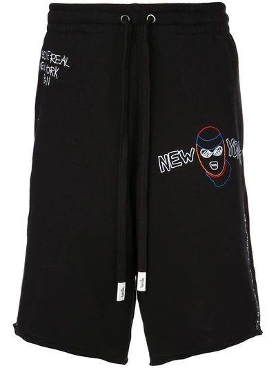 Haculla Psycho Track Shorts In Black