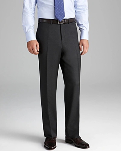 Canali Classic Fit Dress Trousers In Grey