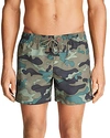 Sundek Camouflage Print Swim Shorts In Deep Forest