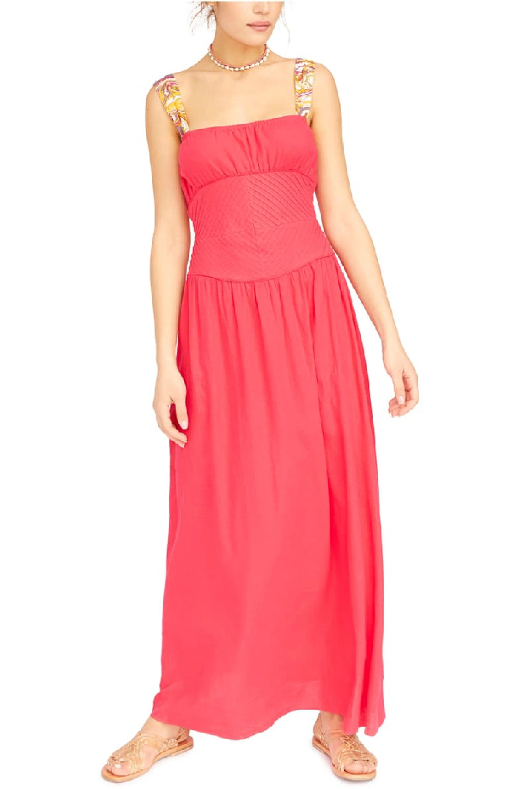 hibiscus tiered maxi dress free people FREE PEOPLE Hibiscus Tiered Maxi Dress