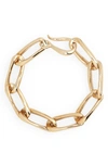 Faris Classic Chain Bracelet In Bronze